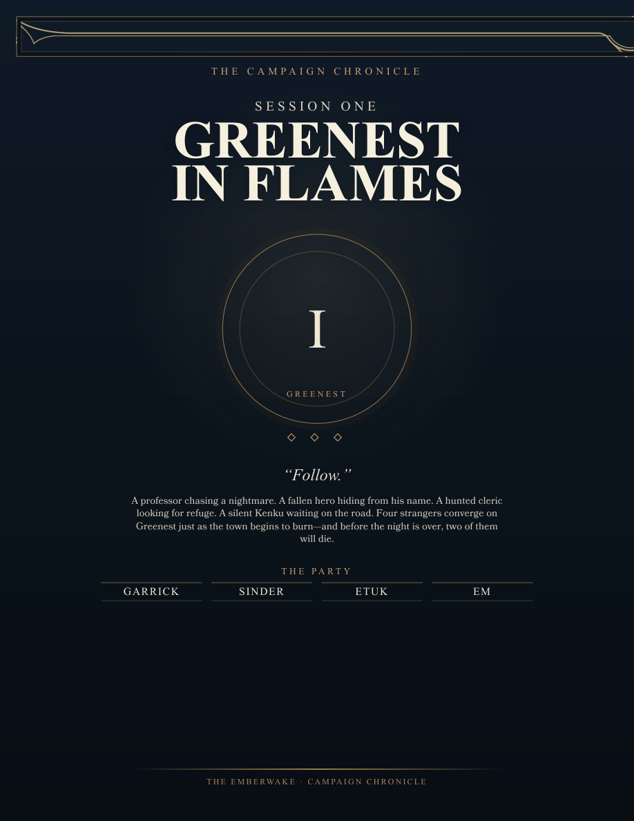 Cover of Greenest in Flames